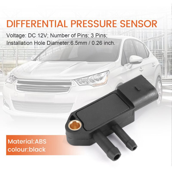 DPF-pakokaasun paineanturi 059906051C 076906051B 0281006082 0281006083 Sopii -, Seat, Golf VI