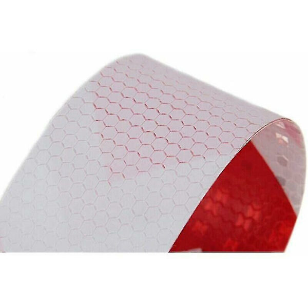 5 cm bred 25 m lang reflekterende klistremerke gitter veitrafikk brann sperring advarsel reflekterende tape film