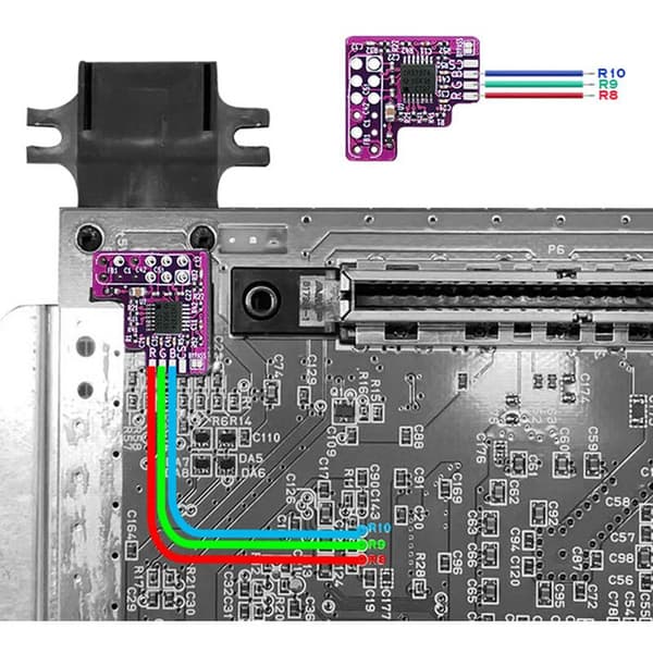 Til N64 RGB Mod til N64 NTSC-konsoller N64 NTSC-udgangsmodul til RGB RGB Mod-chip