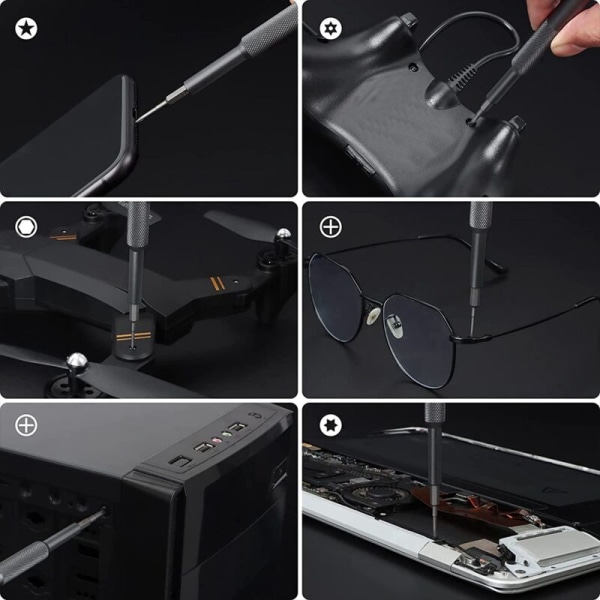 39 i 1 presisjons skrutrekker, elektronisk verktøysett PC, bærbar PC, RC, datamaskin, telefonreparasjonssett