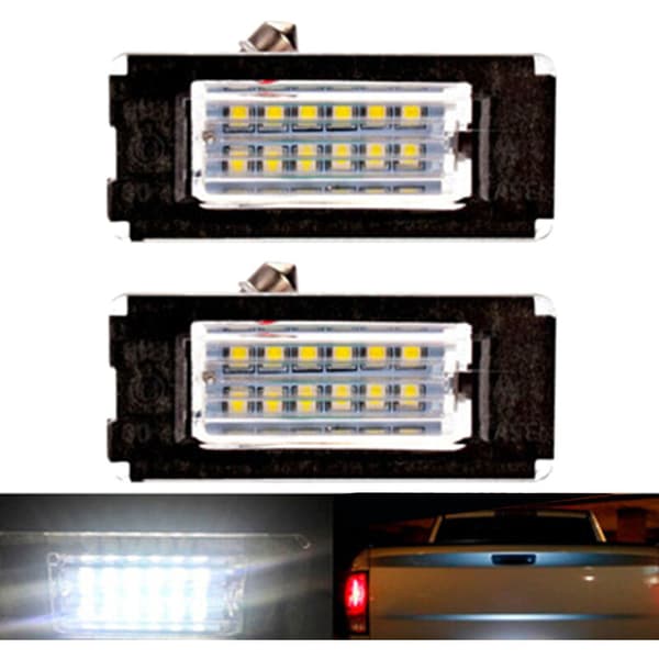 2 stk. LED-nummerpladelys Fejllampe til R56 2006 - 2012