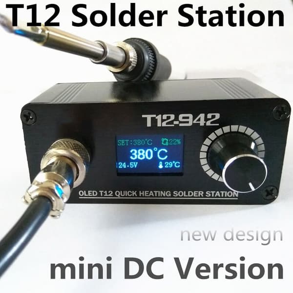 T12-942 OLED MINI Loddestasjon Elektronisk Digital Loddebolt Bærbar DC-versjon