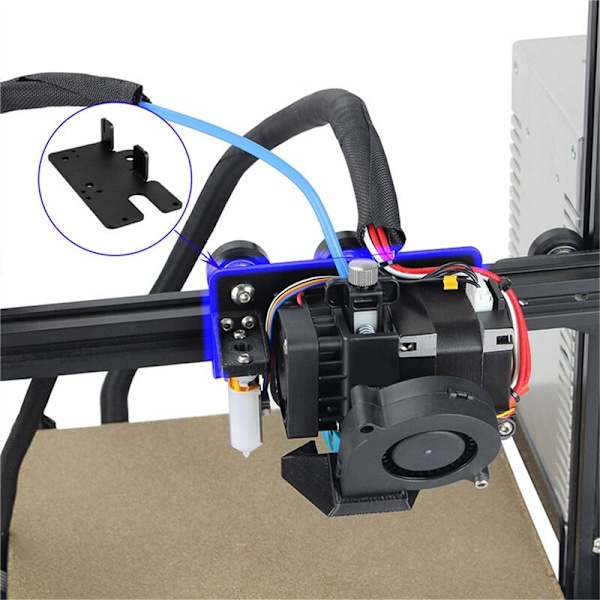 3D-skrivardelar för Ender3/CR10 Direkt Drive Plattkitt Aluminiumlegering Extruderfäste