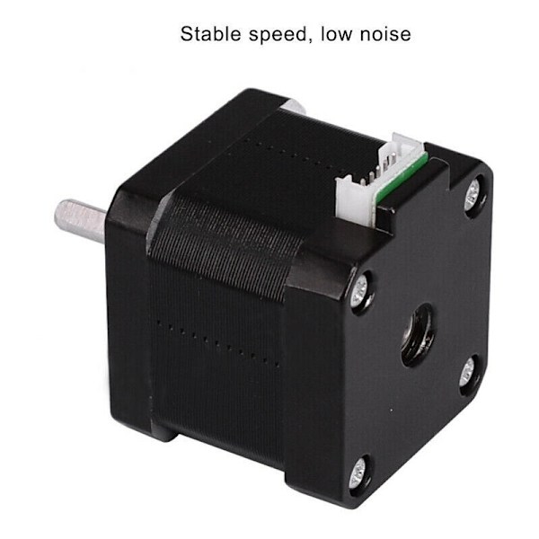 2 st 12V 42mm 1,8 graders NEMA17 2-fas stegmotor för 3D-skrivare CNC-robot