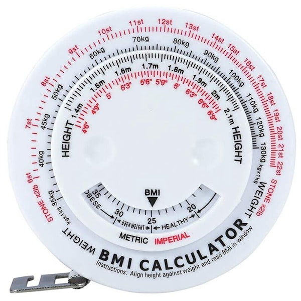 Kropshøjde måling runde BMI tester til kropsmålinger vægttab opretholde sund krop 1,5M lang