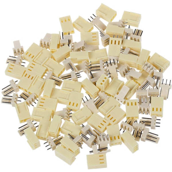 50x KF2510-3P 2,54 MM PCB-stik 3-bens crimp-forbindelsesboks