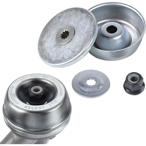 5 kpl Teräadapterin Huoltopakkaukset Ruohonleikkurin Adapterille Stihl Thrust Washer Tukilevy Kaulusmutteri Ruuvimeisseli STIHL Pensaskoneelle
