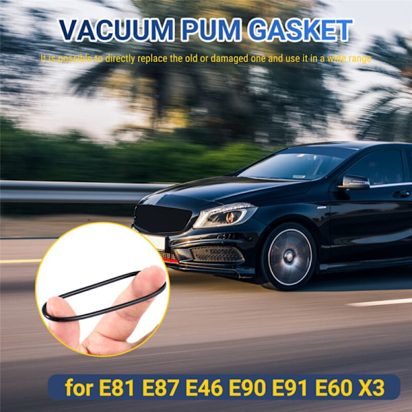 2 st tätningar för vakuumpump 11667509080 för E81 E87 E46 E90 E91 E60 X3