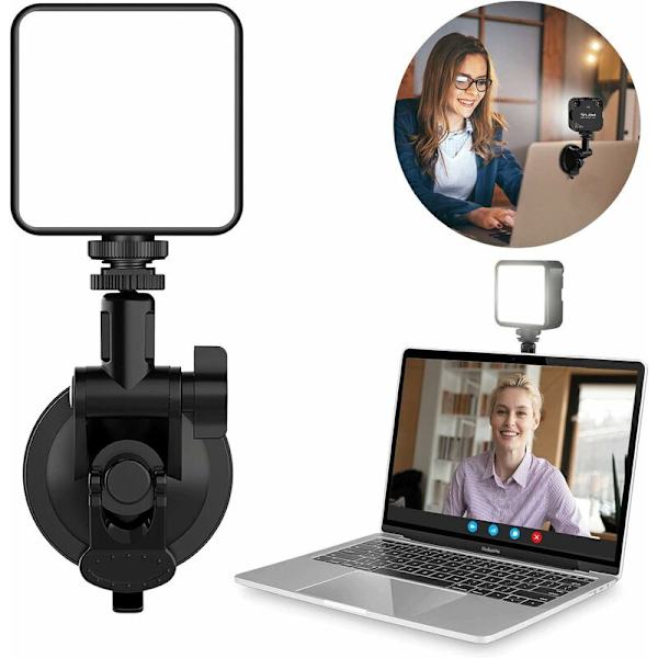 Videoneuvotteluvalaistus etätyöhön, MacBookille, videoneuvotteluvalaistus, kannettavan tietokoneen valaistus videoneuvotteluihin, Zoom-puheluihin, automaattinen lähetys