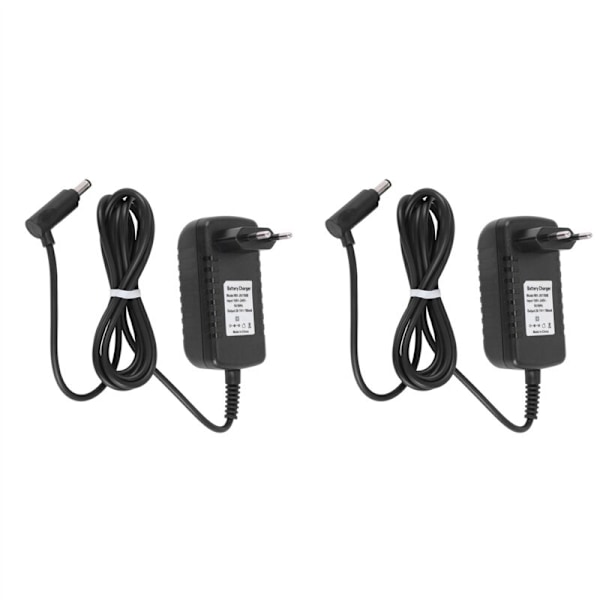 2X Ladeadapter for V6 V7 V8 Håndfri Støvsuger Strømkabellader EU-kontakt
