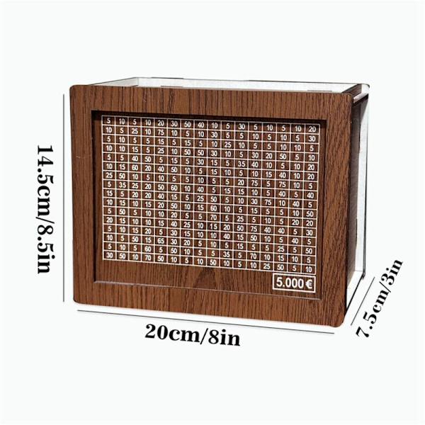 Retro Japansk Spargris med Teller, Tre Spargris for Barn, Budsjett, 3000