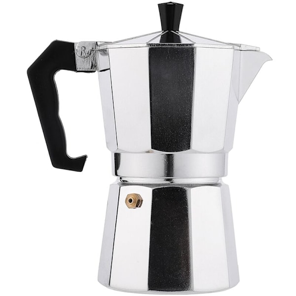 Moka-kahvinkeitin italialainen kahvikone alumiininen geysir-kahvinkeitin Latte-liesi Barista-tarvikkeet