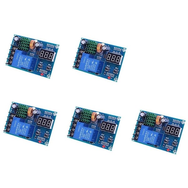 5 st XH-M604 litiumbatteri Batteriladdningskontrollmodul Batteriladdningskontrollskyddsbrytare 6-60V