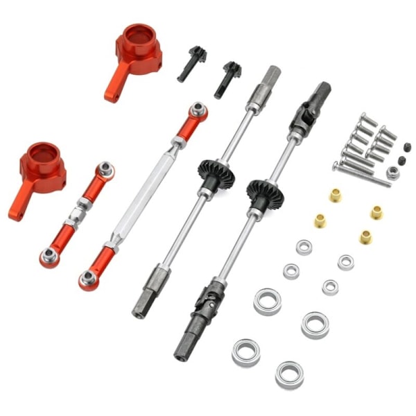 Upgrade Steel Rear Axle Gear Steering Cup Kit for MN D90 MN99 MN99S 1/12 RC Car Spare Parts,1