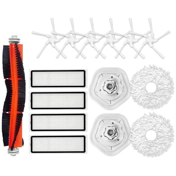 Hovedsidebørstefilter Moppklut Holder Pads for Bot W10 Pro Robot Vacuum Cleaner Reservedeler