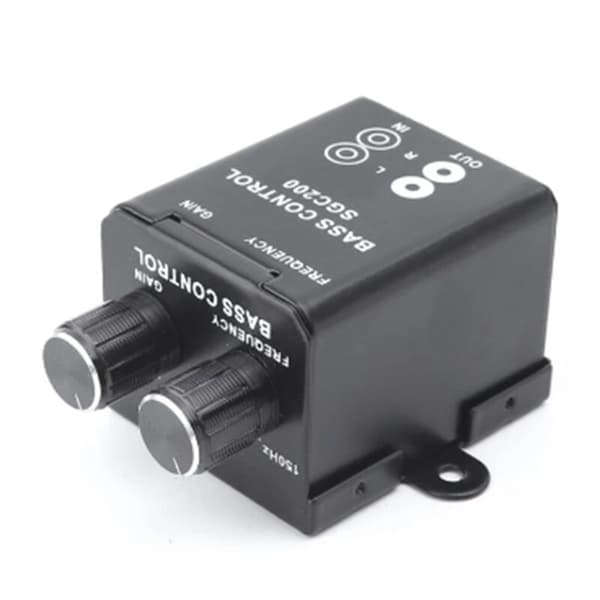 Auto Bil Fjernbetjening Forstærker Subwoofer Bil Lyd Equalizer Crossover Bas Controller 4 RCA Bas Equalizer Controller
