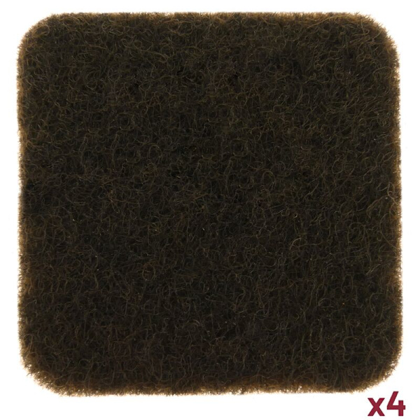 Kvadratiska självhäftande filtkuddar för möbler 32x32 mm 4-pack