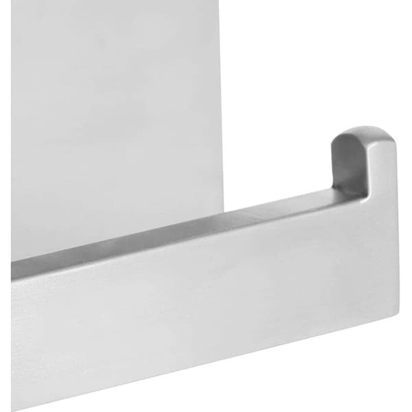 Toiletpapirholder med hylde til opbevaring af toiletpapir - Sort