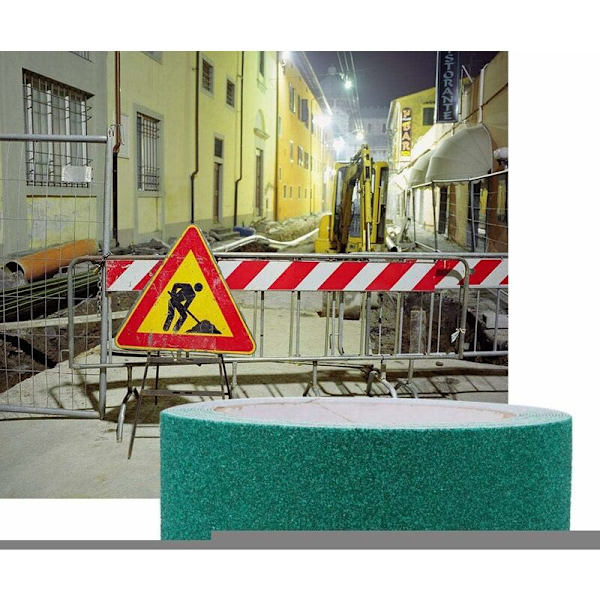 Golvskyddstejp, 5 cm x 5 m kvartsand halkfri tejp (grön)