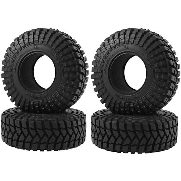 4 stk. 110x39MM 1.9 Gummidæk Dæk til 1/10 RC Crawler Bil Axial SCX10 90046 SCX10 III AXI03007 TRX4 D90