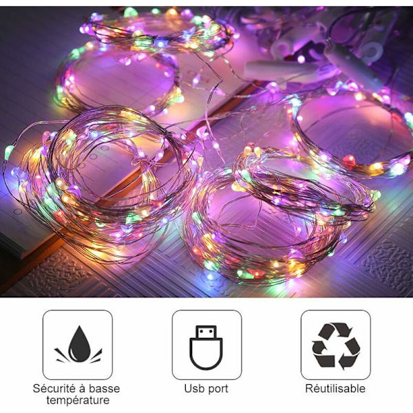 Färgglada Fönstergardiner med LED-ljusslingor 3×3M 280 Färgglada Ljusa LED-lampor 8 Ljuslägen, DC5V USB Fjärrkontroll Ljusgardin Inredningsdekoration för Jul