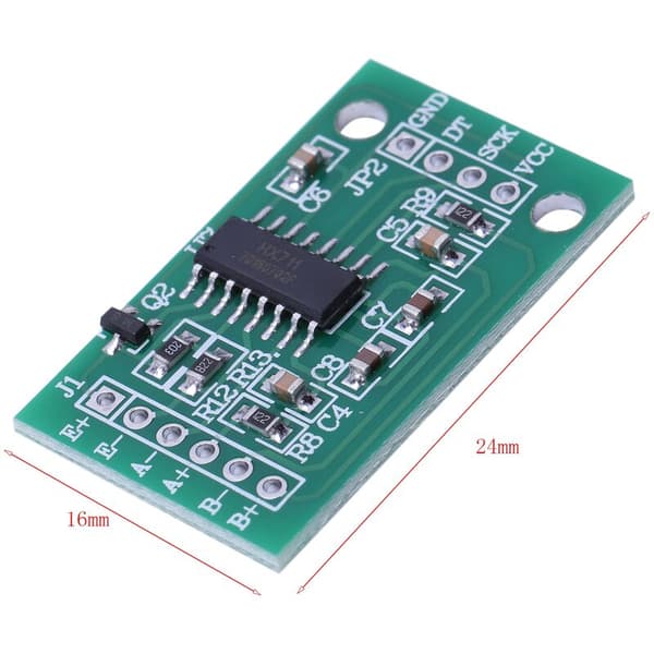 5 stk H X 711 Dual Channel Lastcelle 24 Bit Presisjon A/D Trykksensor Modul