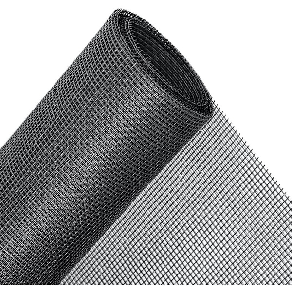 Vindue Skærmbytning, der er modstandsdygtig over for kæledyr, Fiberglas Usynlig Myggenet - Sort - 1,5 x 2 Meter - DENUOTOP