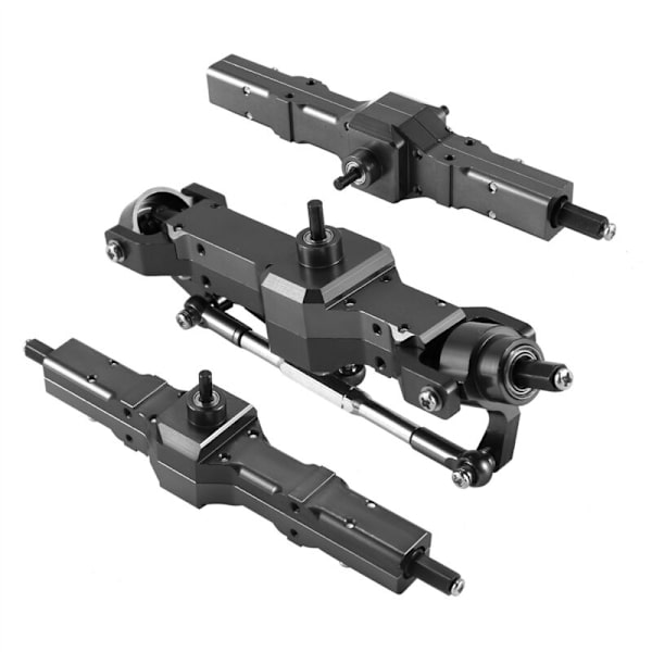 1/16 B16 B36 6WD:lle korvaavat RC-auton osat alumiiniseoksesta valmistettu taka-akseli/taka/taso-akseli kestävät