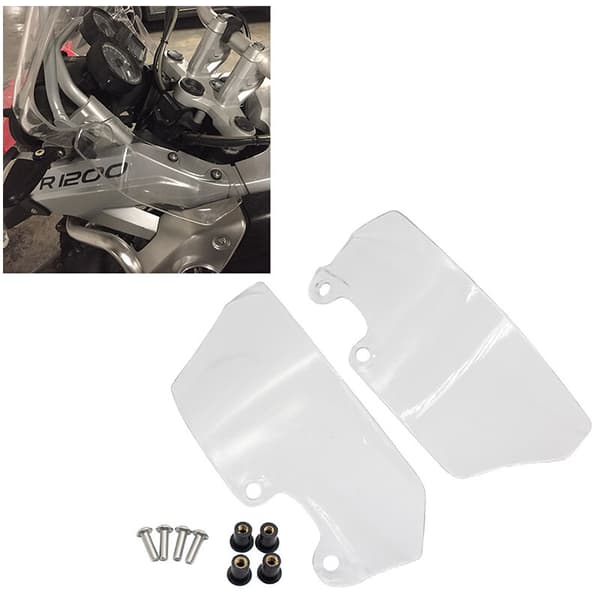 til GS1200 R1200GS 2004-2012 Side Windshield Vindafbøjer ADV Klar