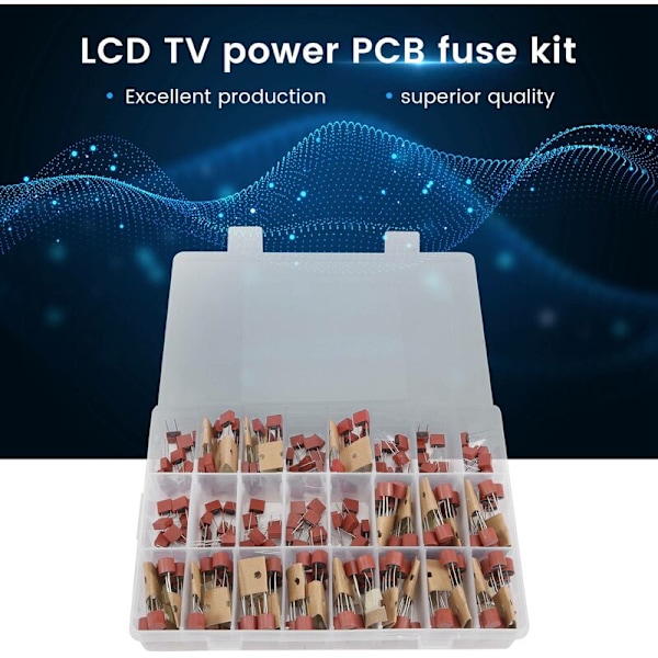 240 st 382 392 24 Värde Cylindrisk Säkring LCD TV Ström PCB Säkringsset