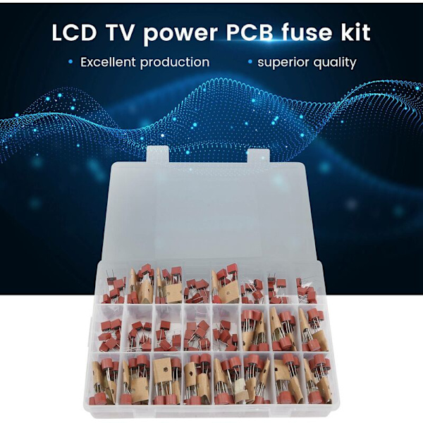 240 stk 382 392 24 Værdi Cylindrisk Sikring LCD TV Strøm PCB Sikringskit