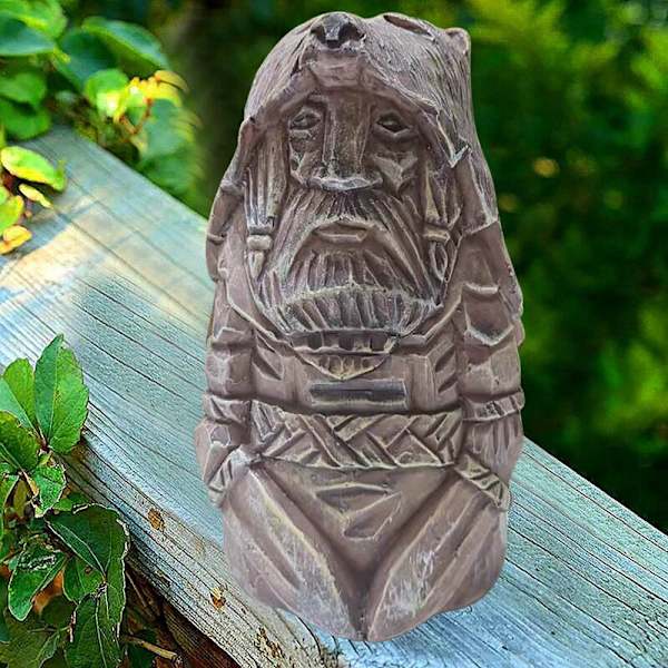 Barbary Staty Odin Resin Staty Hednisk Figur Resin Staty Resin Konst för Inomhus Utomhus Dekor A