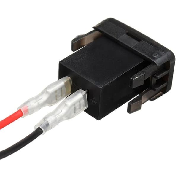 QC3.0 Biloplader Adapter Dobbelt USB Oplader Stik med Voltmeter til Land Cruiser Prado
