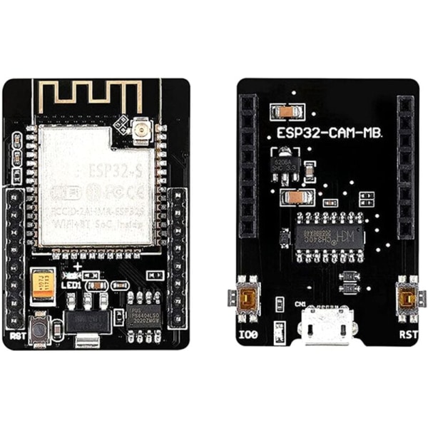 ESP32-CAM - WIFI + Bluetooth-modul ESP32-CAM udviklingskort med bundplade + OV2640-kamera