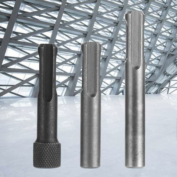 3 stk. SDS 1/4\" adapter sæt sekskant skruetrækker socket adapter konverter til hammerbor