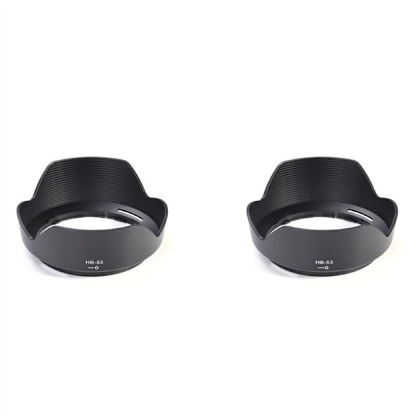 2X Hb53 Bayonet Lens Hood for Nikk Af Nikkor 24-120mm F/4G Ed Vr Dslr Lens (Replaces Hb-53)