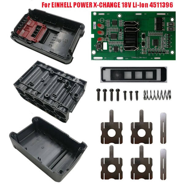 4511396 Li-Ion Batteriplastfodral Laddningsskyddskretskort PCB för -CHANGE 18V 20V Litium