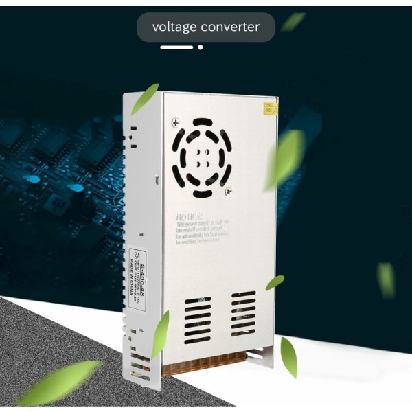 AC 110V/220V till DC 48V 8.3A 400W Spänningsomvandlare Strömbrytare Strömförsörjning för LED-remsa
