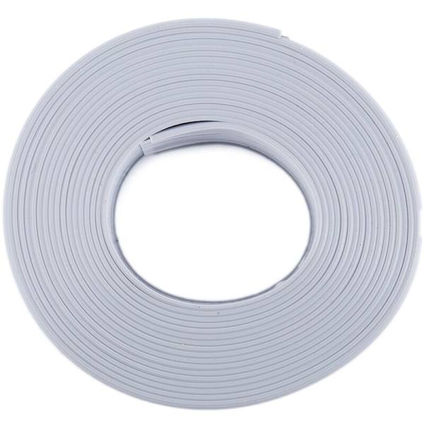 Självhäftande tätningslist för badrum, 38 mm x 3,2 m, grå