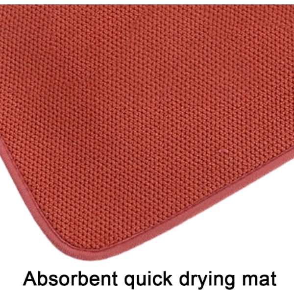 Mikrofiber Oppvasktørke Matte, Superabsorberende, Mikrofiber Oppvasktørke Matte