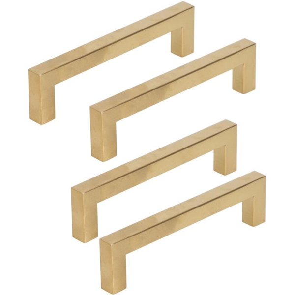 4 huonetta. 12x12x193mm Kulta ruostumaton teräs keittiön kaapin ovenkahva Kaapin vaihto kahvat