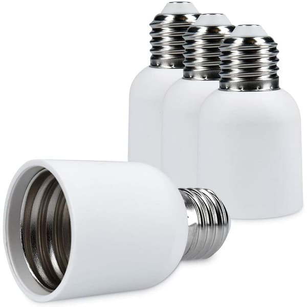 4x sokkeladapter - E27 til E40 sokkelkonverter - E40 sokkelpæreholderadapter til halogen LED-pære
