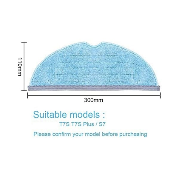 Mikrofiber Bomullsdukar Tillbehör för S8/S8 Plus/S8 Pro Ultra/S7/S7 MaxV Ultra/S7 Plus/S7