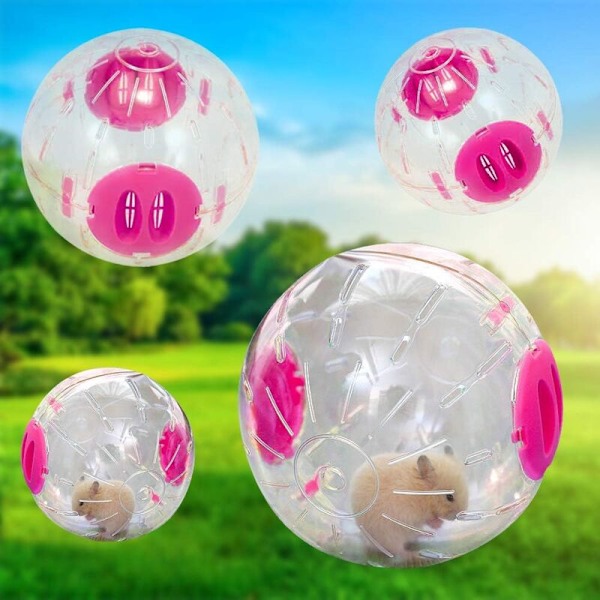 Hamster Gym Boll - Hamsterboll Hamsterhjul Roligt Plastleksak 14cm - Hamsterhjul - Hamsterlöphjul