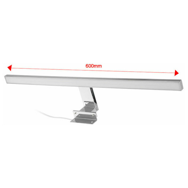 LED Badeværelsesspejl Forlygte, Sminke Spejl Lys 6000K 8W, Ip44, Hvidt Lys, 60Cm