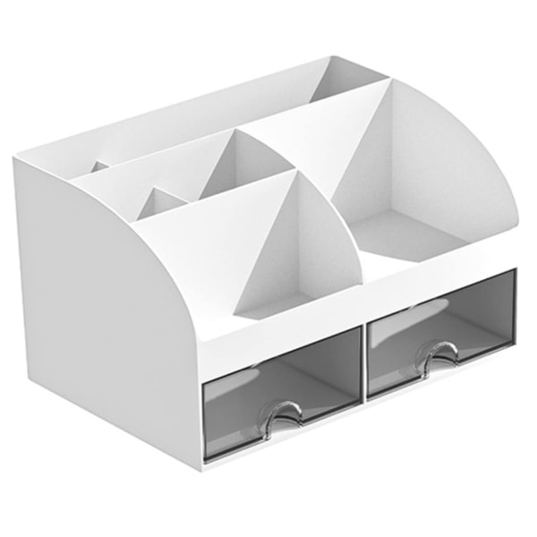Lådskåp förvaringsbox Skrivbord penna mugg förvaringsbox, vit White