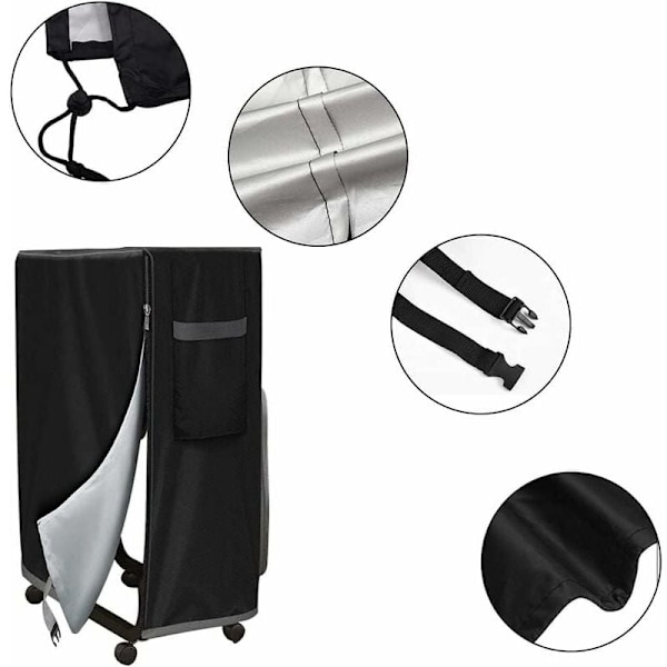 Vandafvisende Opbevaringsdækken til Justerbar Foldseng - Multifunktionel Beskyttelse til Foldseng 99 x 38 x 114 cm, Indendørs og Udendørs