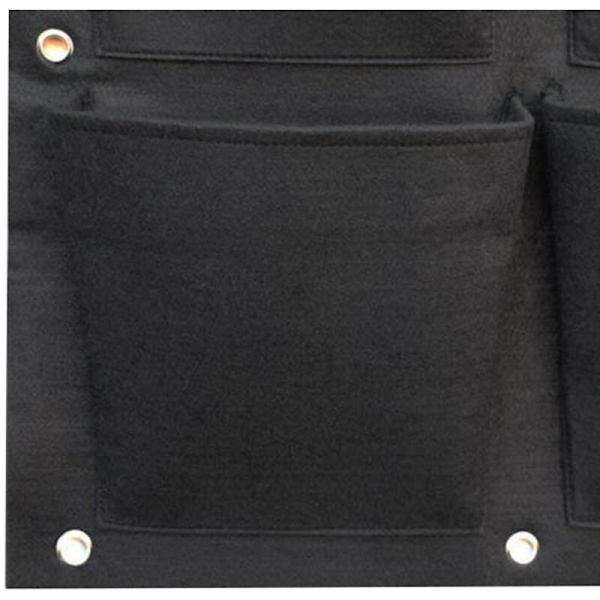 Vertikal Planter Multi-Pocket Planter Living Filt Voksepose Indendørs/Udendørs Urtepotte, 12 Lommer, Sort