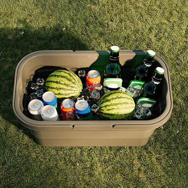 Sammenklappelig Picnic Camping Kurv Isoleret Indkøbs Køler Opbevaringskurv Indkøbsvogn Kurv Taske Kasse Udendørs Picnic