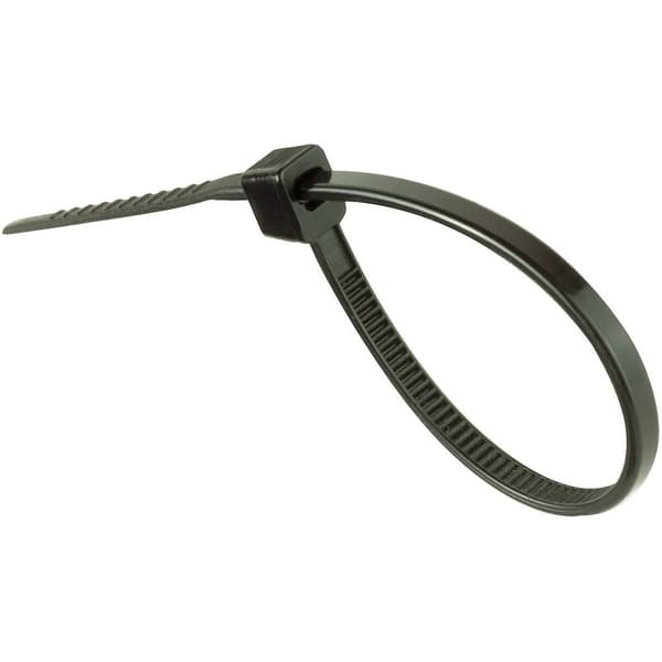100 stk. Kabelbindere, Sort, 150mm x 3.6mm, Premium Kvalitet Kabelbindere i Plastik